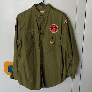 Vintage boy scout uniform shirt